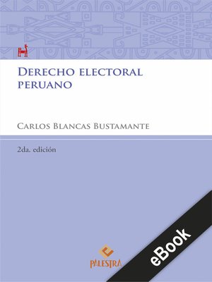 cover image of Derecho electoral peruano